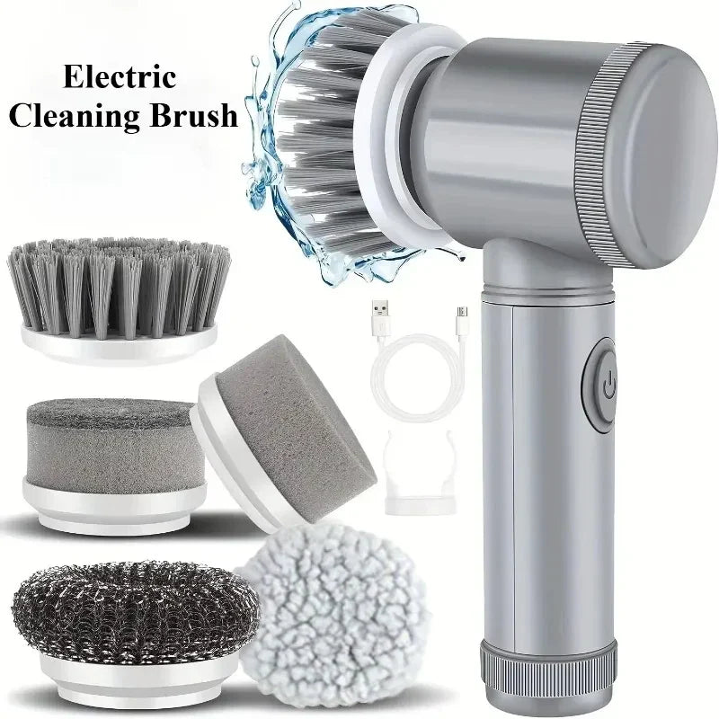 Effortless Bathroom Spin Scrubber