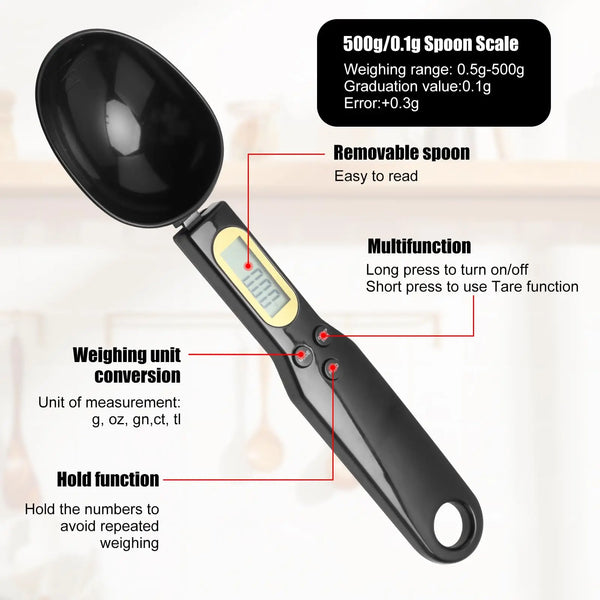 Handy Kitchen Spoon Scale