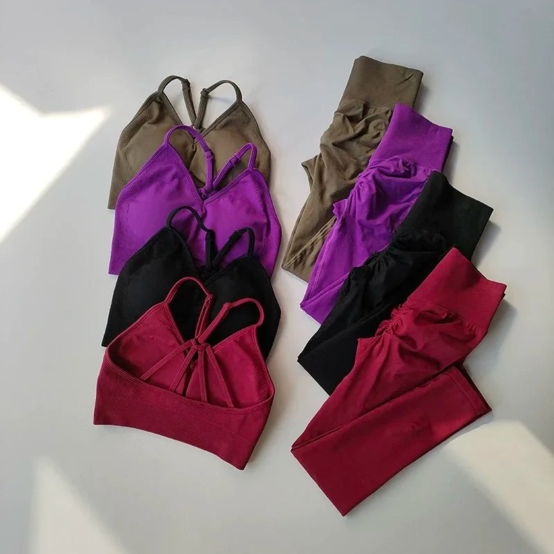 Peach Hip-Lifting Yoga Suit